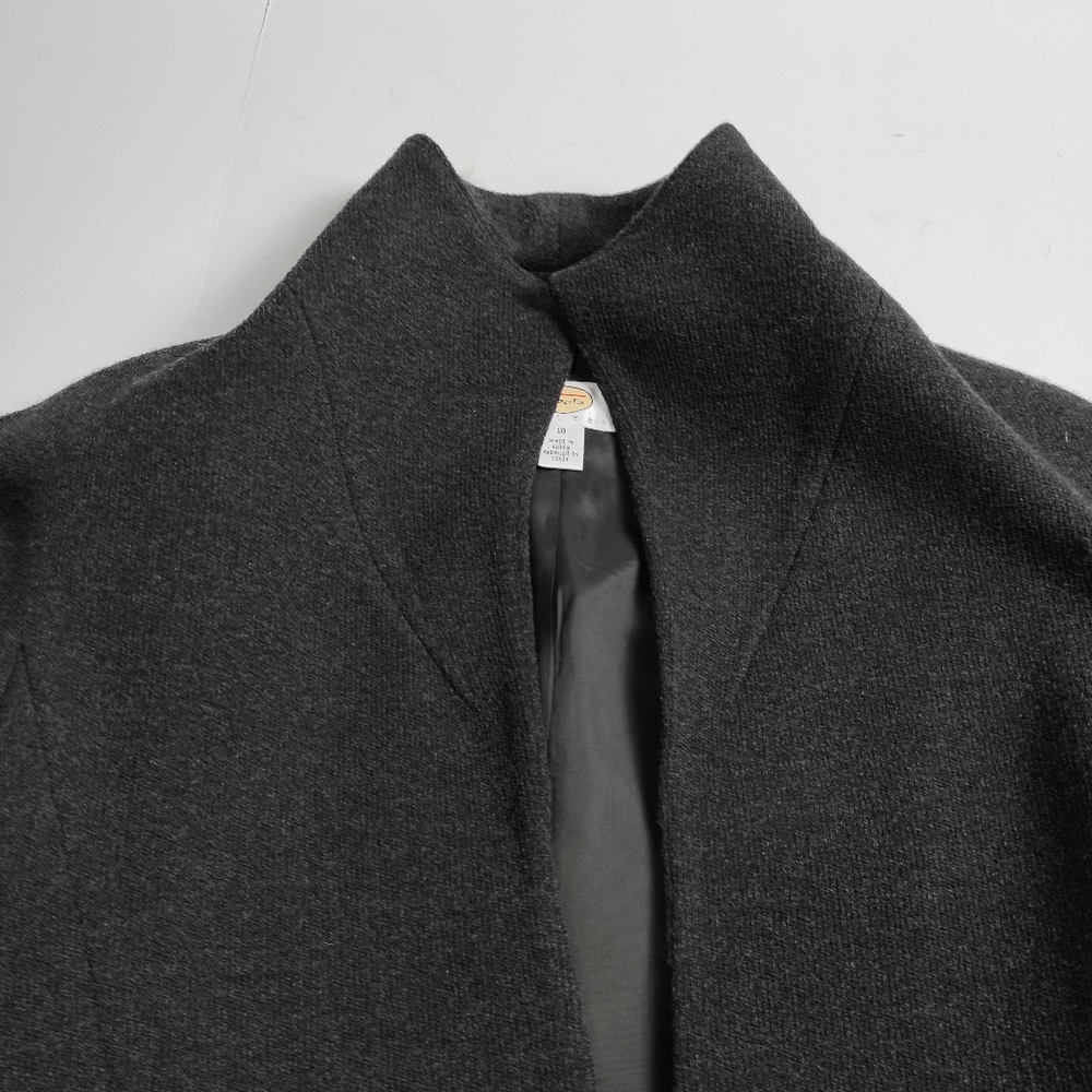 Talbots Merino Wool Open Front Blazer Collared Ca… - image 6